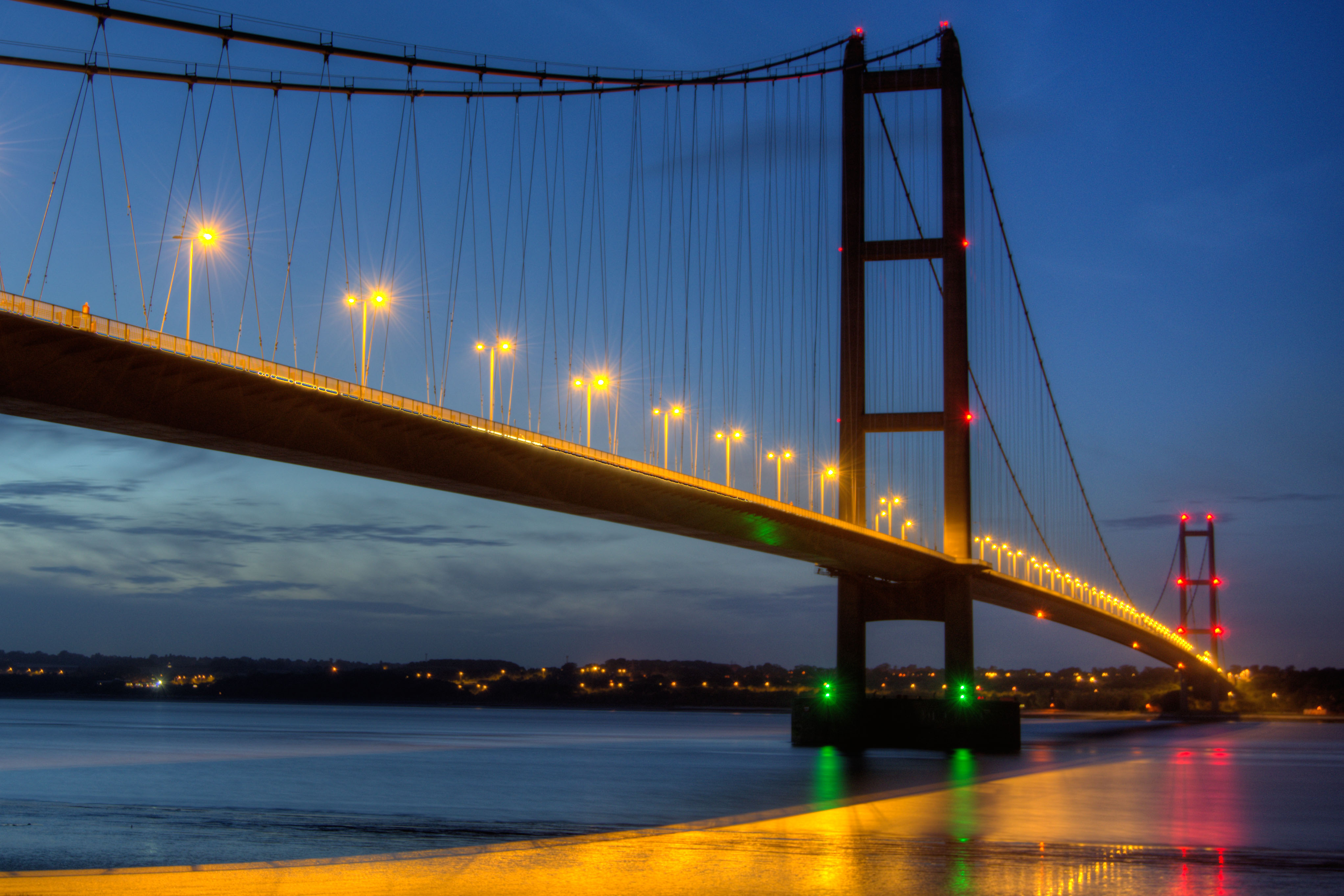 Humber Bridge evening light