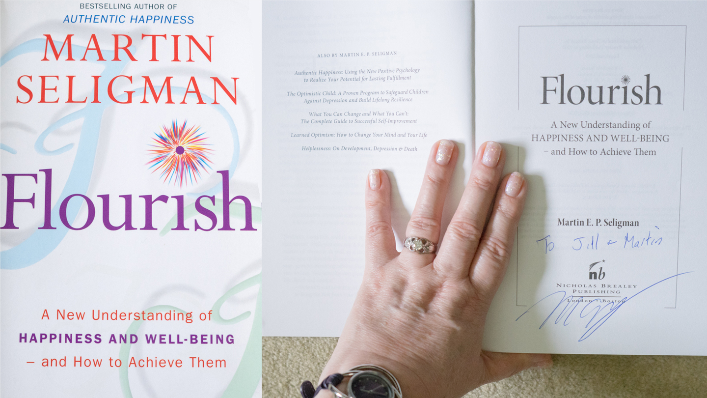 We went to hear Martin Seligman talk at the RSA in London - always a good way of bringing a book alive for me!